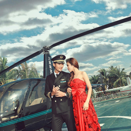 海南三亚自由行直升机体验低空游览海棠湾蜈支洲岛三亚湾凤凰岛 商品图4