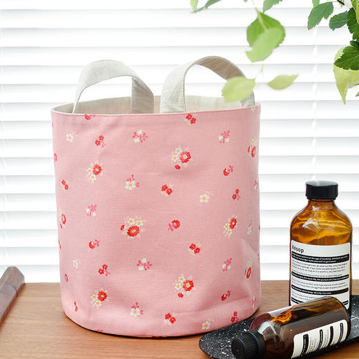 帆布提手桌面收纳筐手工收纳 商品图2