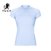 【七十二小时发货】壁虎瑜伽【2108SY065】圆领透气瑜伽短袖（无胸垫） 商品缩略图7
