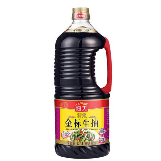 海天特级金标生抽酱油1.75L 商品图0