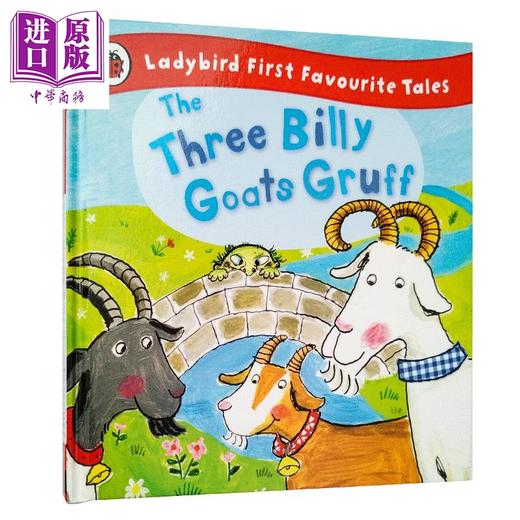 【中商原版】比利羊 原版英文故事书 The Three Billy Goats Gruff Ladybird First Favourite Tales 小飘虫童话读本 小初文学 商品图0