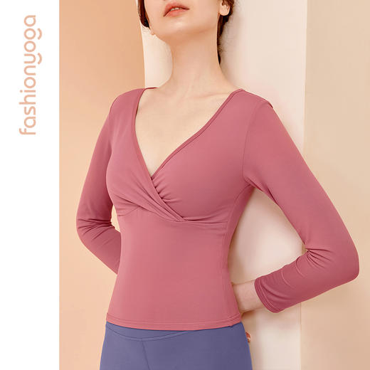凡圣瑜伽经典优雅舒适八分袖FC10369 商品图6