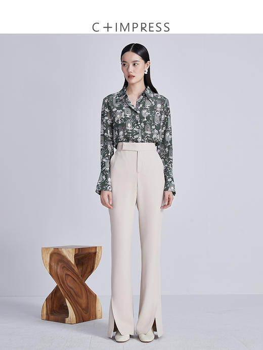 西嘉【日本东丽工艺】防透喇叭裤女显瘦显高 商品图1