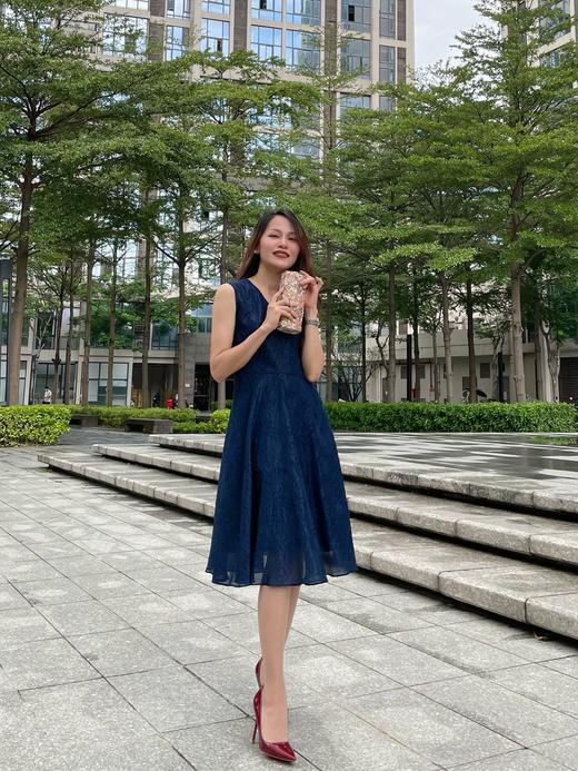 【伯妮斯茵】2S5183--黛蓝色连衣裙 商品图8