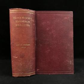 1898年 布莱克伍德杂志 漆布精装厚重大32开