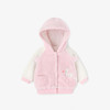 英氏-童衣类（冬）C9英针短帽外套 英氏粉 商品缩略图0
