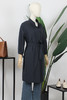 FOCALS福柯斯春秋新款宽松休闲立领中长款风衣FYBAF058B7 商品缩略图1