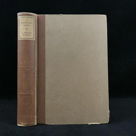 1921年 爱德华·纽顿《洋相百出话藏书》 约50幅插图 漆布脊精装大32开 商品图0