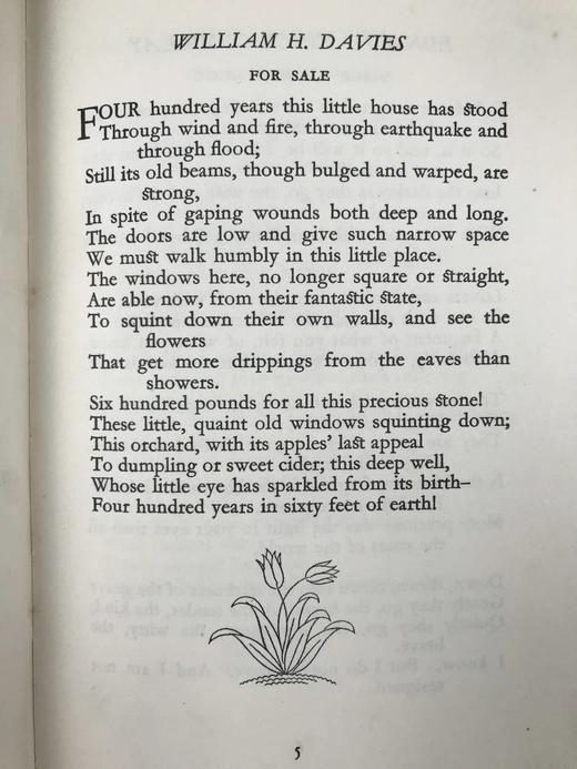 1929年 最佳诗歌选集 约翰·奥斯丁版画插图 漆布精装32开 商品图7