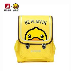 B.DUCK KIDS-01书包黄色/粉色