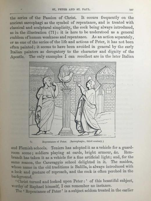 1879年 詹姆森夫人《神圣与传奇艺术》（卷1） 百余幅版画插图 皮脊精装大32开 商品图6