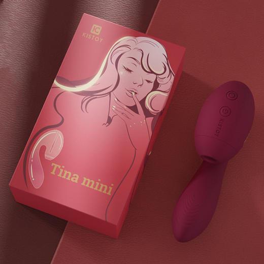 KissToy | Tina蒂娜吮の吸震动棒10频振动智能加温折弯G按摩点自嗨器 商品图4