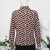 FOCALS福柯斯女装秋季新款休闲长袖字母印花上衣衬衫F2YCS686RK 商品缩略图2