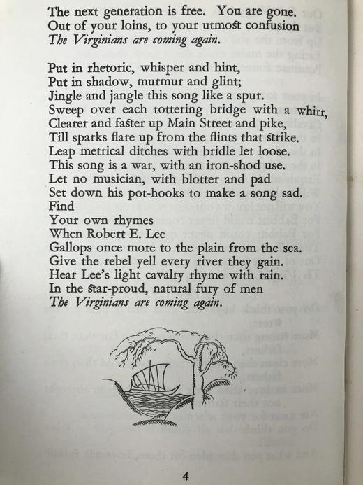 1929年 最佳诗歌选集 约翰·奥斯丁版画插图 漆布精装32开 商品图6