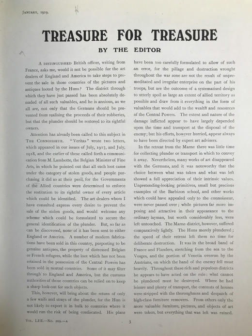 1919年 鉴赏家杂志 数百幅插图 漆布精装16开 商品图2