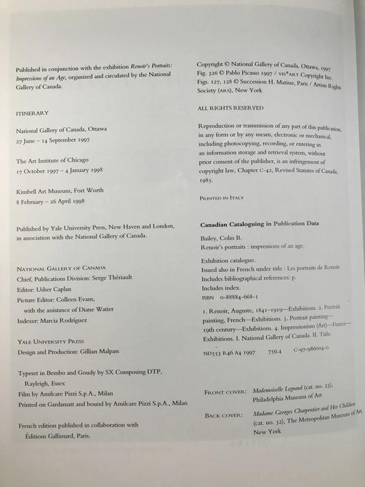 雷诺阿肖像画集 数百幅插图 平装大16开 商品图4