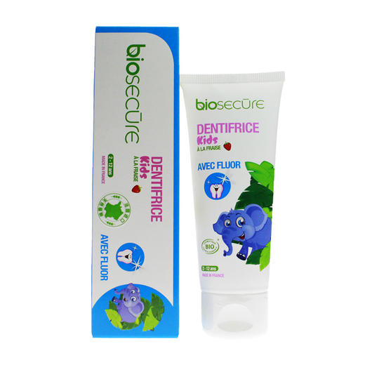 安悦草莓味儿童护齿牙膏 商品图0