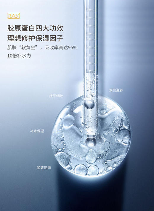SJ泰国ray面膜补水保湿 收缩毛孔芮一金银色蚕丝提亮肤色10片 商品图7