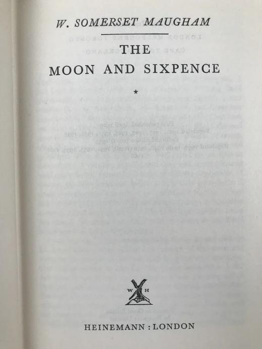 毛姆《月亮和六便士》 精装32开 商品图2