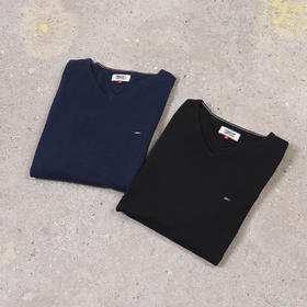 薄款 经典JEANS系列 V领毛衣/针织衫 T-1072