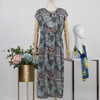 FOCALS福柯斯秋季雪纺印花宽松印花连衣裙FYJ2X168BV 商品缩略图0