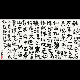 曾翔书法·八指头陀诗二首