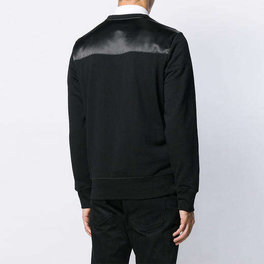 MCQ 麦昆 男士棉质骷髅贴饰圆领长袖运动卫衣 黑色 580602 QNX43 1000 商品图2