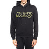 MCQ 麦昆 男士棉质徽标印花连帽长袖运动卫衣 黑色 430578 RNT61 1000 商品缩略图1