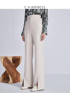 西嘉【日本东丽工艺】防透喇叭裤女显瘦显高