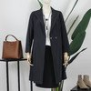 FOCALS福柯斯春秋新款修身收腰暗扣中长款外套风衣FYBAF026 商品缩略图2