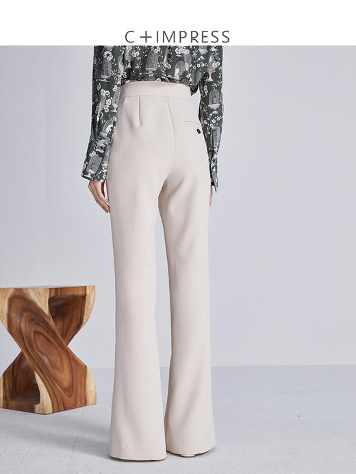 西嘉【日本东丽工艺】防透喇叭裤女显瘦显高 商品图3