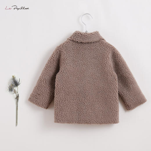 【马克珍妮 法式系列】新款冬装 女童仿皮毛一体外套213301 商品图1