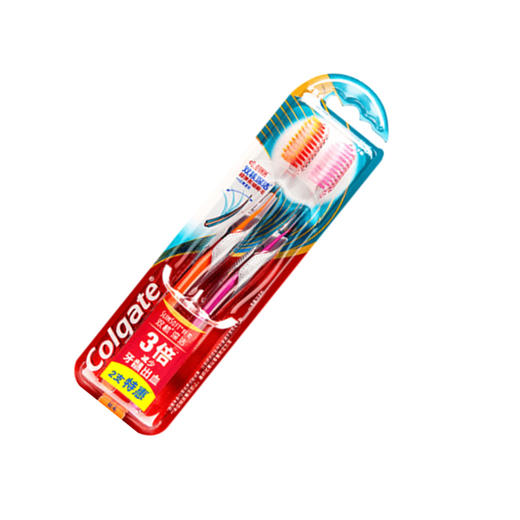 高露洁纤柔双核深洁牙刷双支装 商品图2