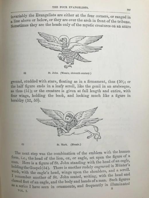 1879年 詹姆森夫人《神圣与传奇艺术》（卷1） 百余幅版画插图 皮脊精装大32开 商品图8