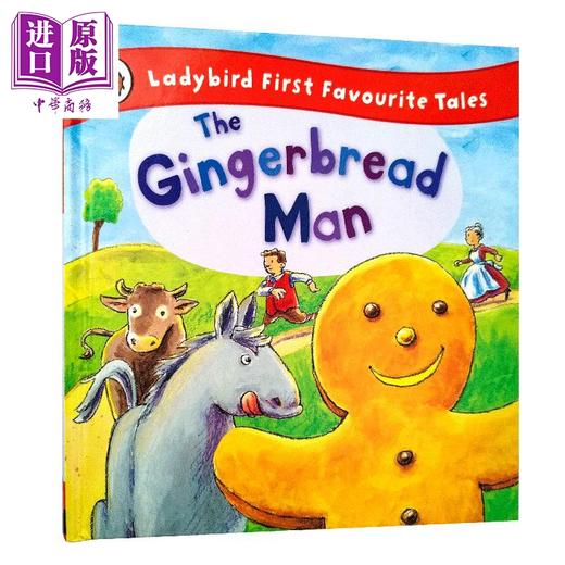 【中商原版】英文原版绘本 Gingerbread Man 姜饼人 英文原版小初文学故事书 小飘虫童话读本Ladybird First Favourite Tales 商品图0