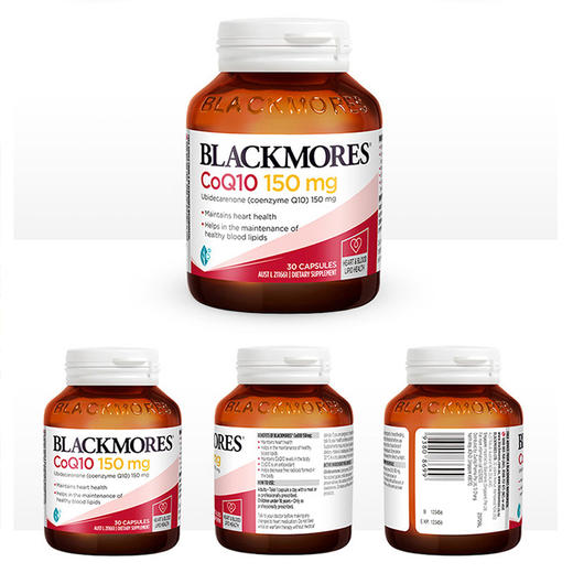 【直邮】Blackmores 浓缩辅酶Q10软150mg  胶囊30粒【 0.11KG】 商品图2