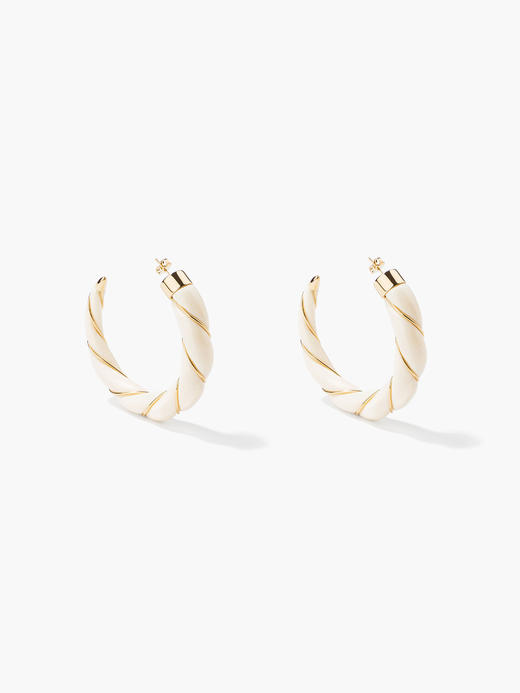 北京仓｜Aurélie Bidermann-Ivory Diana-象牙色 耳环［法国设计师］ 商品图0