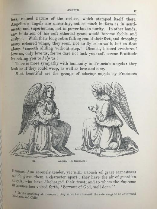 1879年 詹姆森夫人《神圣与传奇艺术》（卷1） 百余幅版画插图 皮脊精装大32开 商品图14