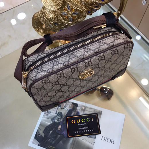 夏日特惠💰520 古驰男士单肩包6631-4 商品图5