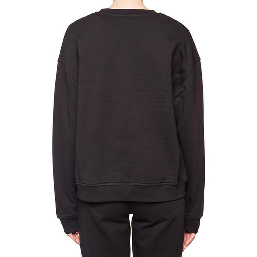 MCQ 麦昆 女士棉质燕子刺绣标志圆领长袖卫衣 黑色 472273 RMT73 1000 商品图2