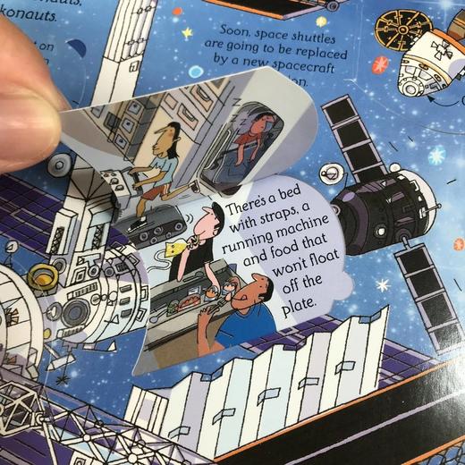 探索太空 翻盖书 50余幅彩色翻盖插图 精装大16开 商品图13