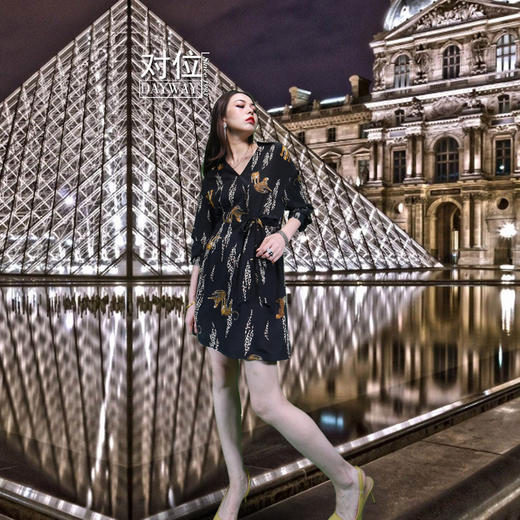 集拉米卡SQS8PA_真丝裙_ZK 商品图0