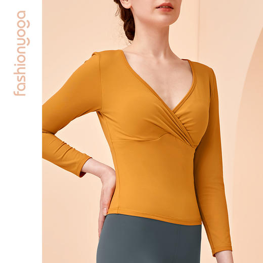 凡圣瑜伽经典优雅舒适八分袖FC10369 商品图3