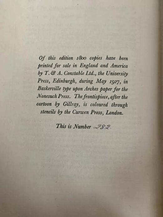 限量1800册 1927年 威廉·科贝特传 漆布脊精装18开 商品图3