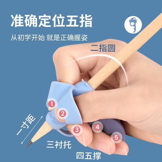易握握笔器儿童学生铅笔笔套保护套硅胶幼儿园初学矫正 商品图1