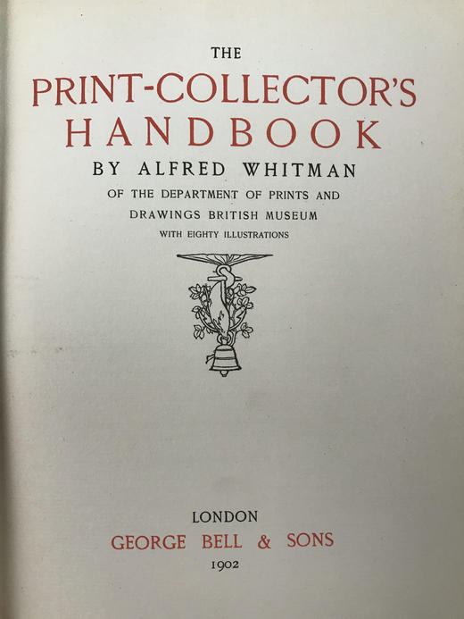 1902年 版画收藏者手册 约80幅插图 布面精装18开 商品图2