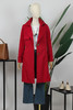 FOCALS福柯斯春秋新款长袖收腰单排扣中长款外套风衣FYJCF501R1 商品缩略图5