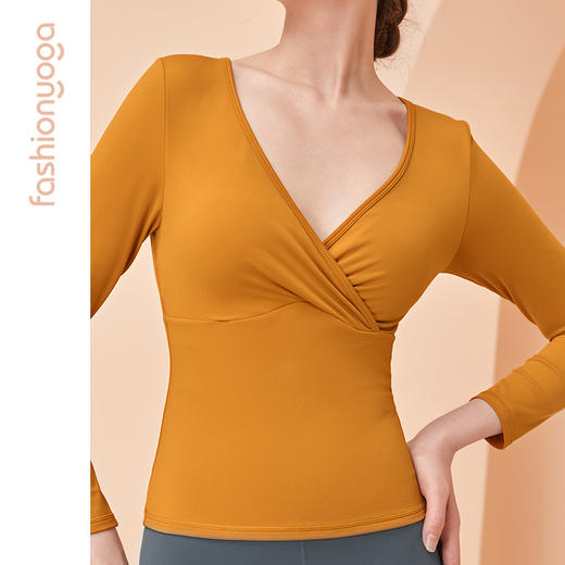 凡圣瑜伽经典优雅舒适八分袖FC10369 商品图4