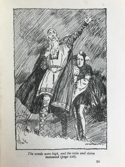 约20世纪初 兰姆姐弟《莎士比亚故事集》 17幅插图 漆布精装32开 商品图6