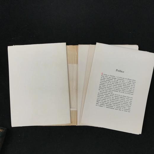 画家签赠本 雅克·兰西安诗集 佩德罗·弗洛雷斯蚀刻版画插图 散页装大32开带书匣 商品图3